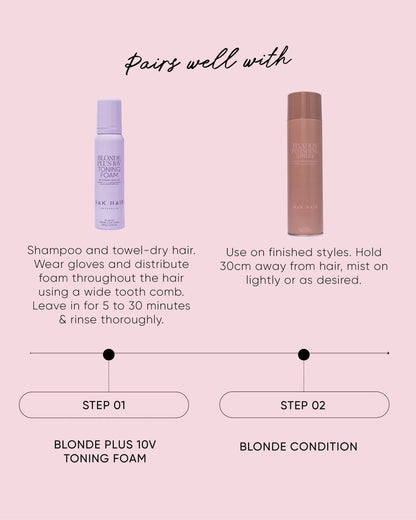 NAK Blonde Plus 10V Toning Foam 100g