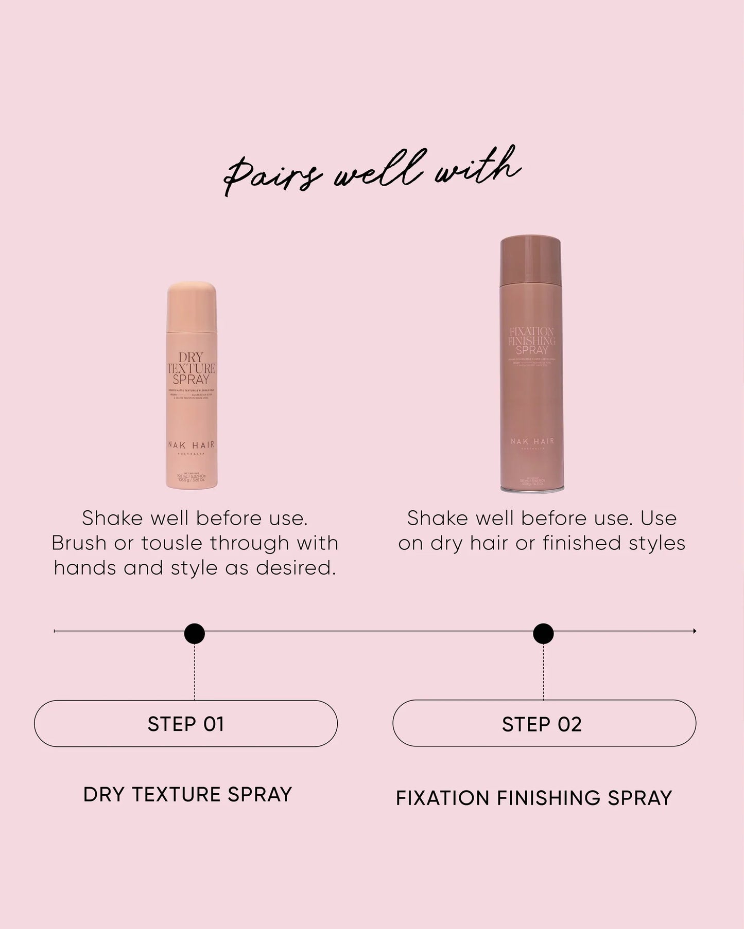 NAK Signature Dry Texture Spray 150g