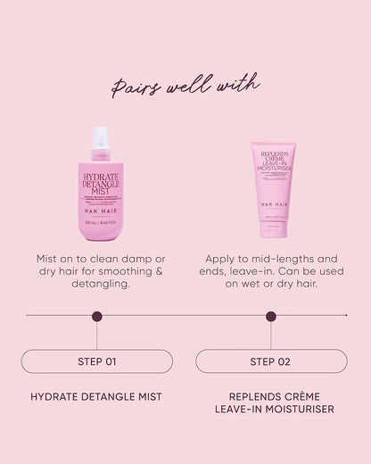 NAK Hydrate Detangle Mist 250ml