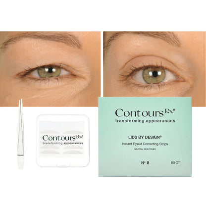 Contours Rx Lids by Design 8mm Eye Lift Strips - 80 Pack