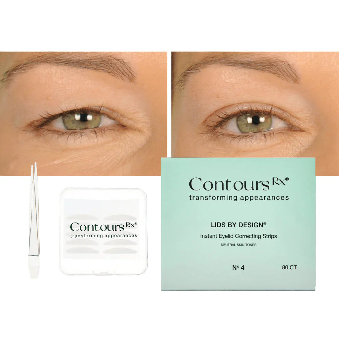 Contours Rx Lids by Design 4mm Eye Lift Strips - 80 Pack