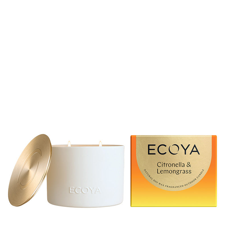 ECOYA Citronella & Lemongrass Outdoor Candle 520g