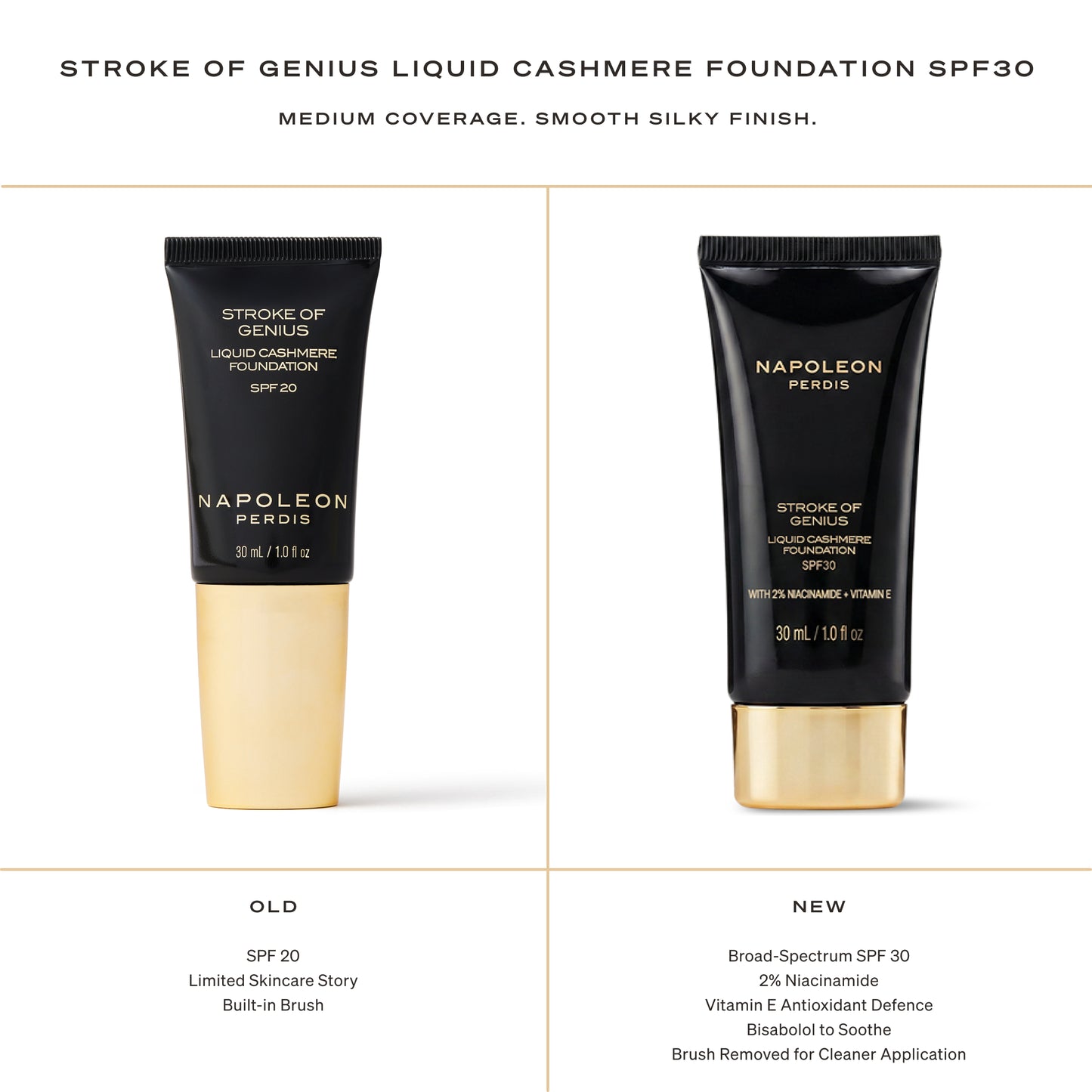 Napoleon Perdis Stroke Of Genius Liquid Cashmere Foundation SPF30 30ml