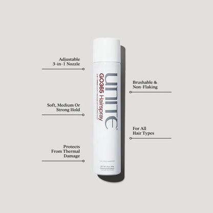 Unite GO365 3 in 1 Hairspray 284g