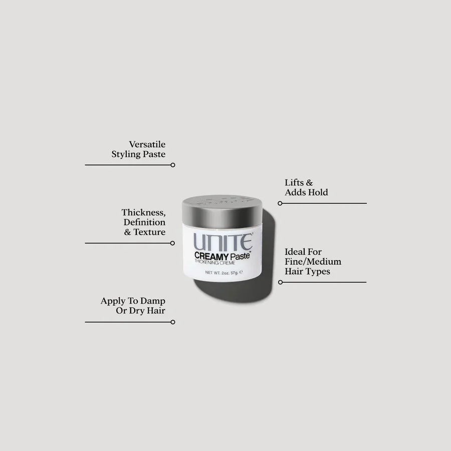Unite Creamy Styling Paste Thickening 57g