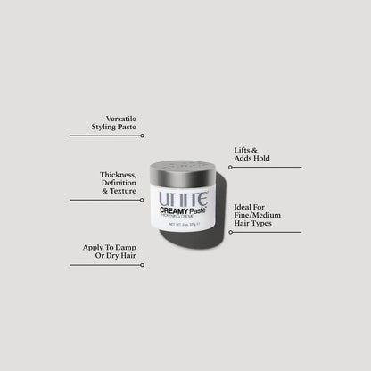 Unite Creamy Styling Paste Thickening 57g