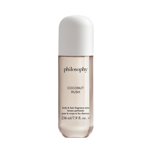 philosophy coconut rush body & hair fragrance mist 236ml