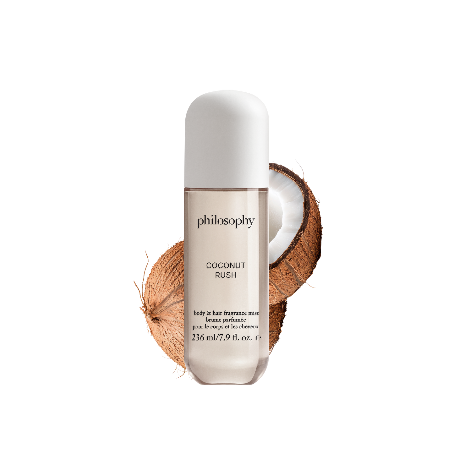 philosophy coconut rush body & hair fragrance mist 236ml