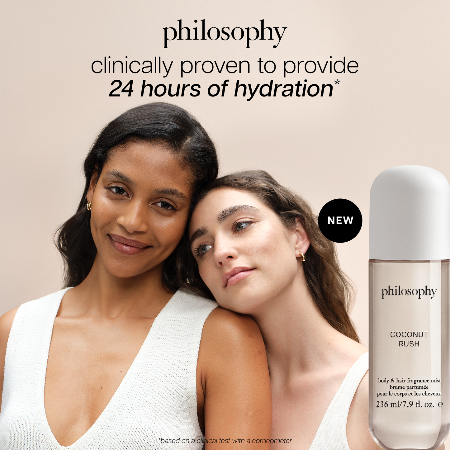 philosophy coconut rush body & hair fragrance mist 236ml