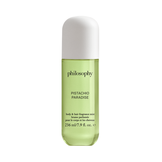 philosophy pistachio paradise body & hair fragrance mist 236ml