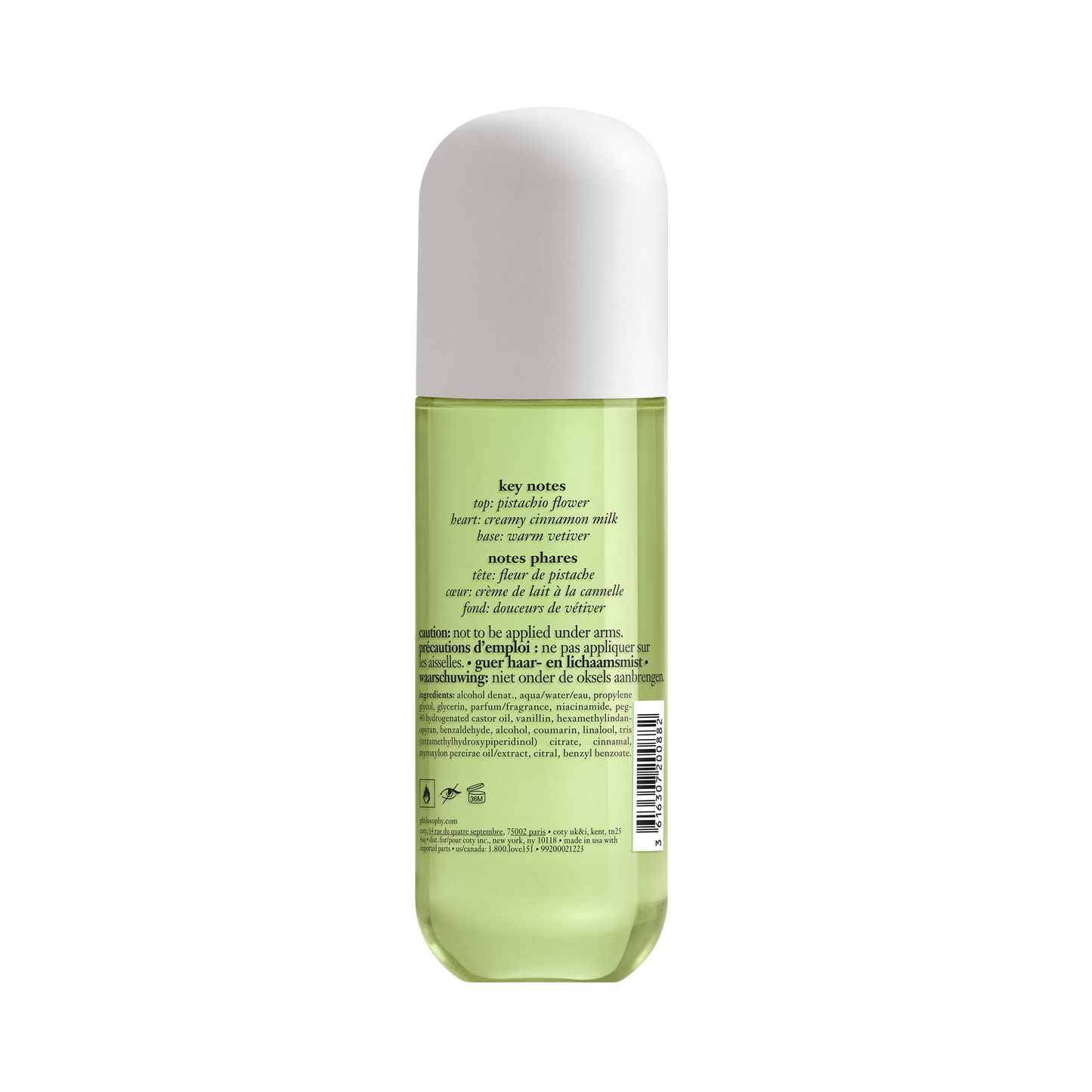 philosophy pistachio paradise body & hair fragrance mist 236ml