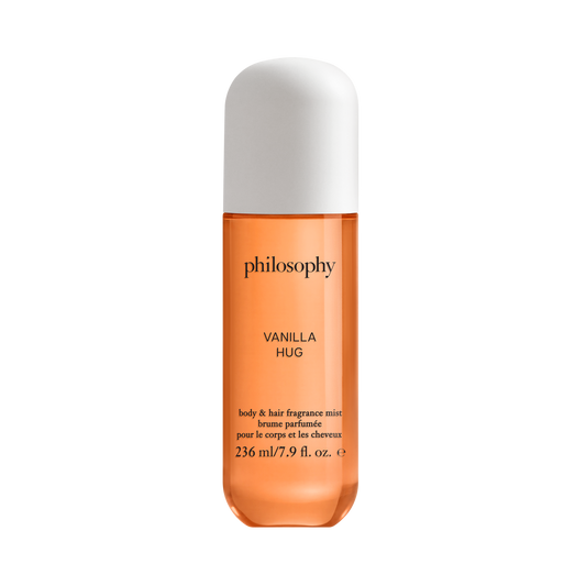 philosophy vanilla hug body & hair fragrance mist 236ml