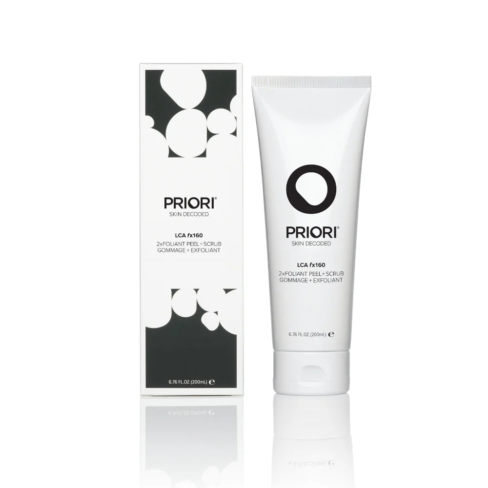 PRIORI LCA fx160 2 x Foliant Peel + Scrub 120ml