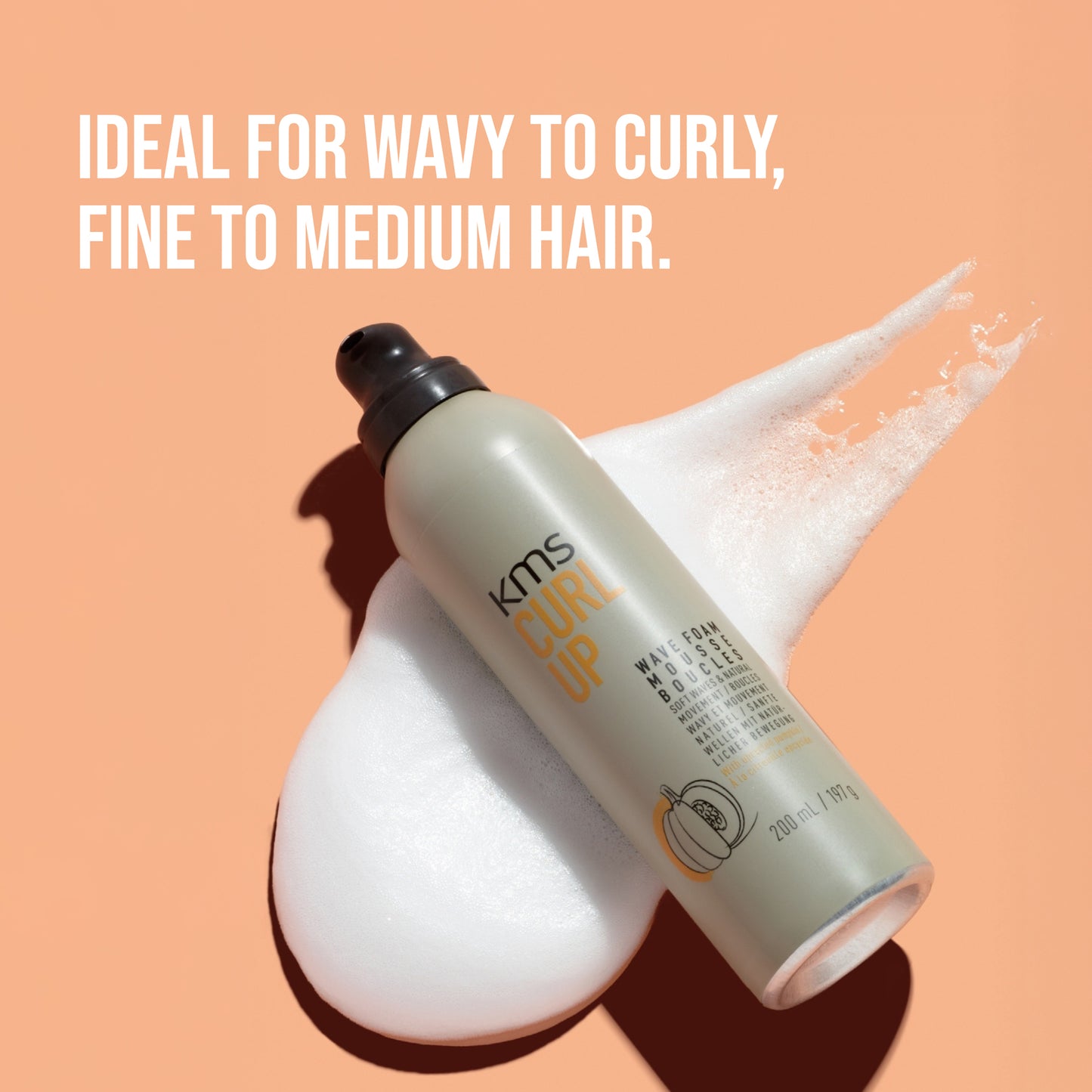 KMS Curlup Wave Foam 200ml