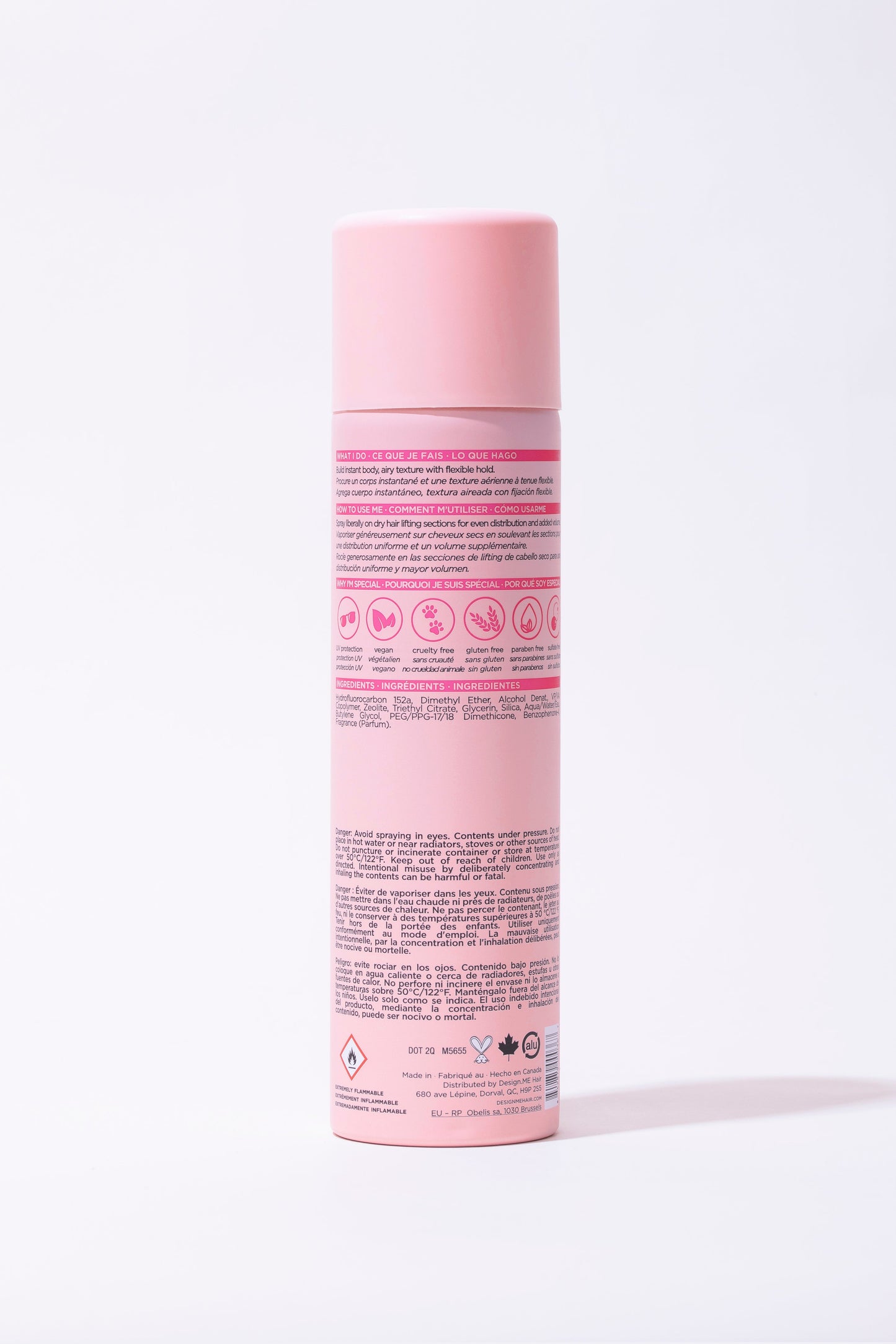 Design.ME Puff Me Dry Texture Volumizing Spray 248ml