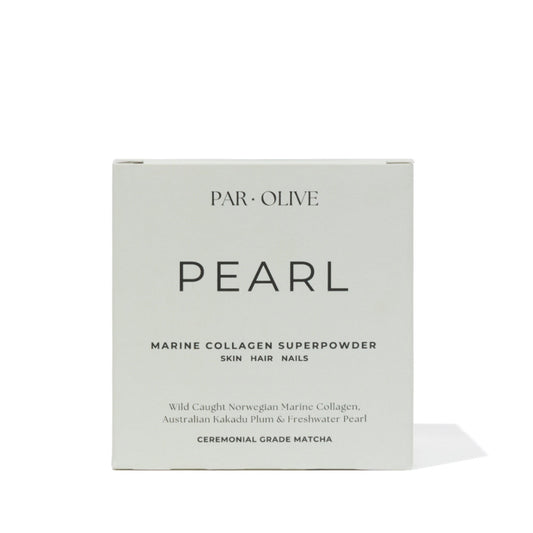 Par Olive PEARL Marine Collagen Superpowder Travel Set - Japanese Matcha 14x5g