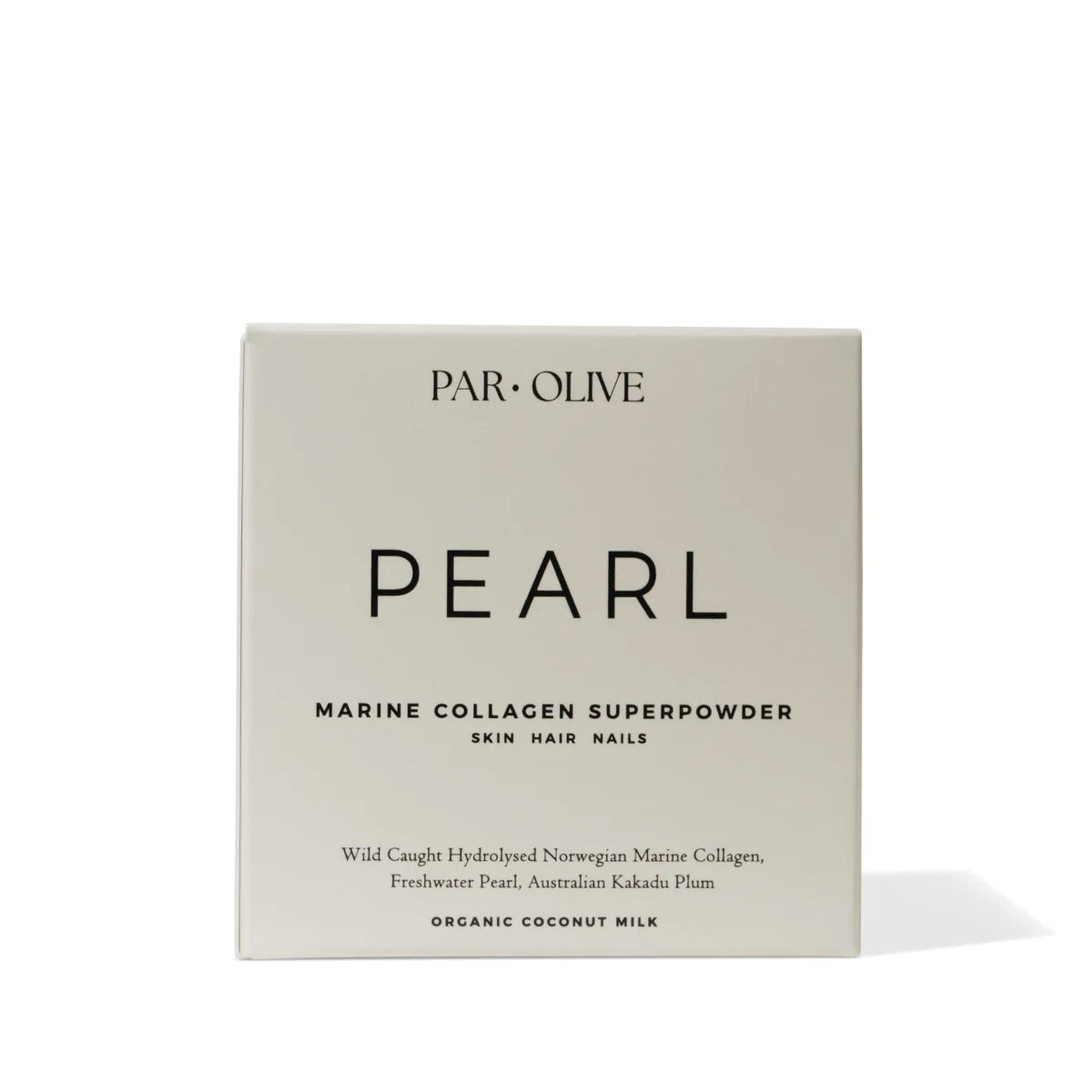 Par Olive PEARL Marine Collagen Superpowder Travel Set - Organic Coconut 14x5g
