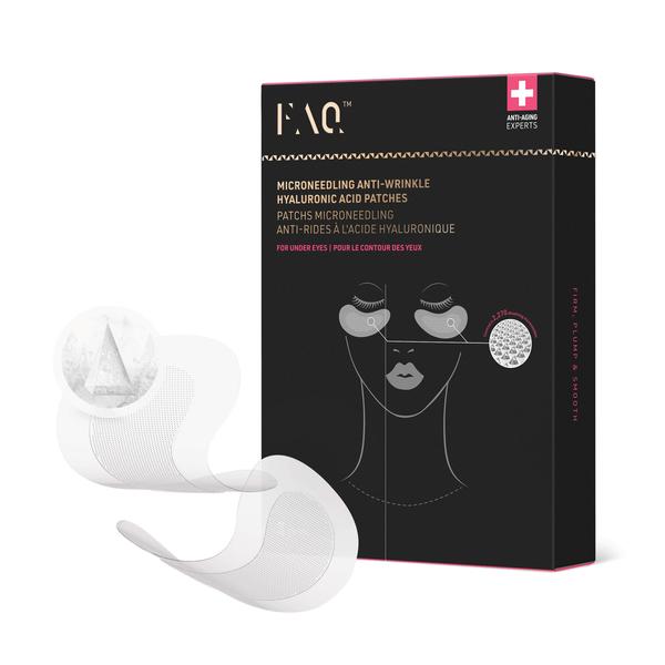 FOREO FAQ Under Eye Microneedling Anti-Wrinkle Hyaluronic Acid Patches 3 Pairs