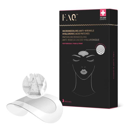 FOREO FAQ Forehead Microneedling Anti-Wrinkle Hyaluronic Acid Patches 3 Patches