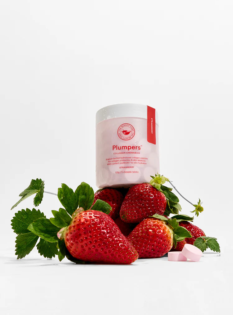 The Beauty Chef Plumpers Collagen Chewables Strawberry