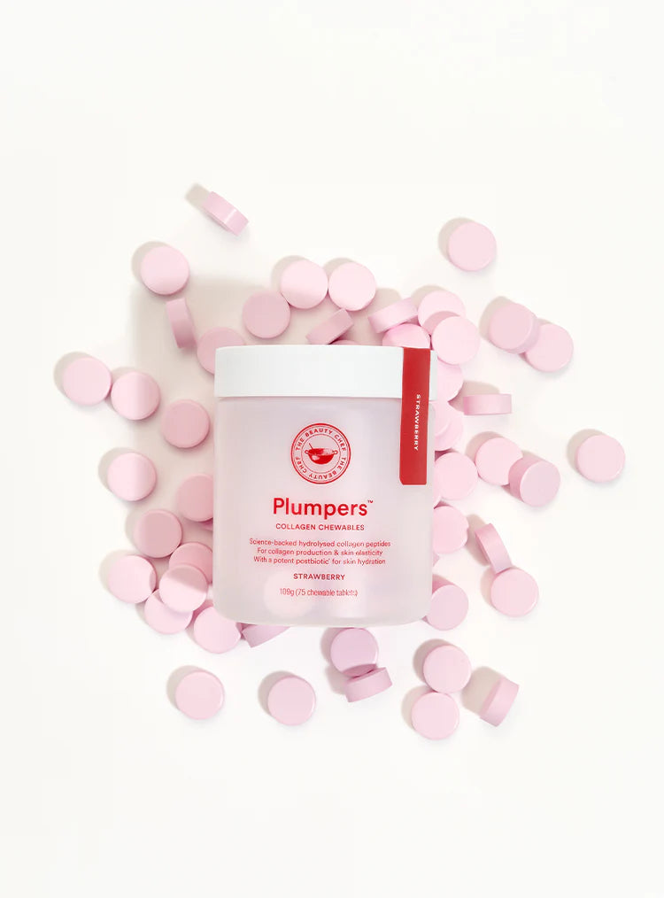 The Beauty Chef Plumpers Collagen Chewables Strawberry