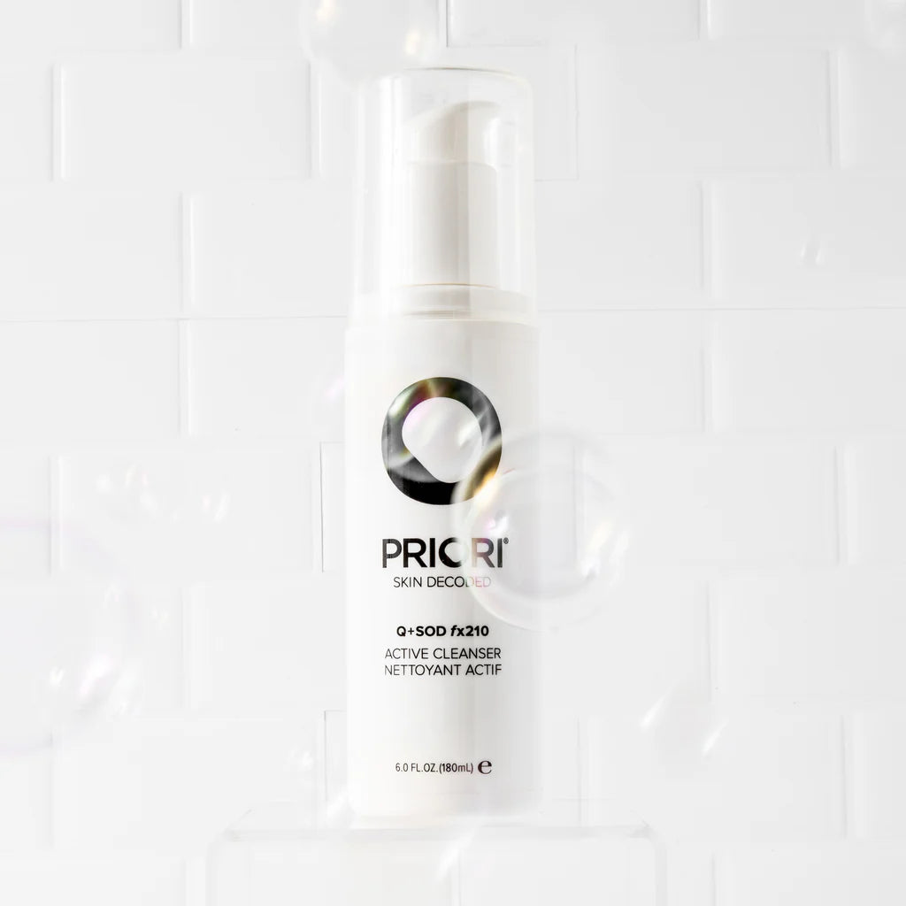 PRIORI Q+SOD fx210 Active Cleanser 180ml