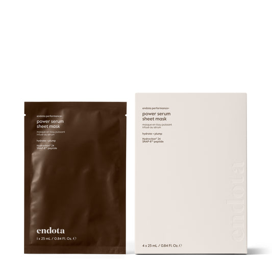 endota Performance+ Power Serum Sheet Mask - 4 pack