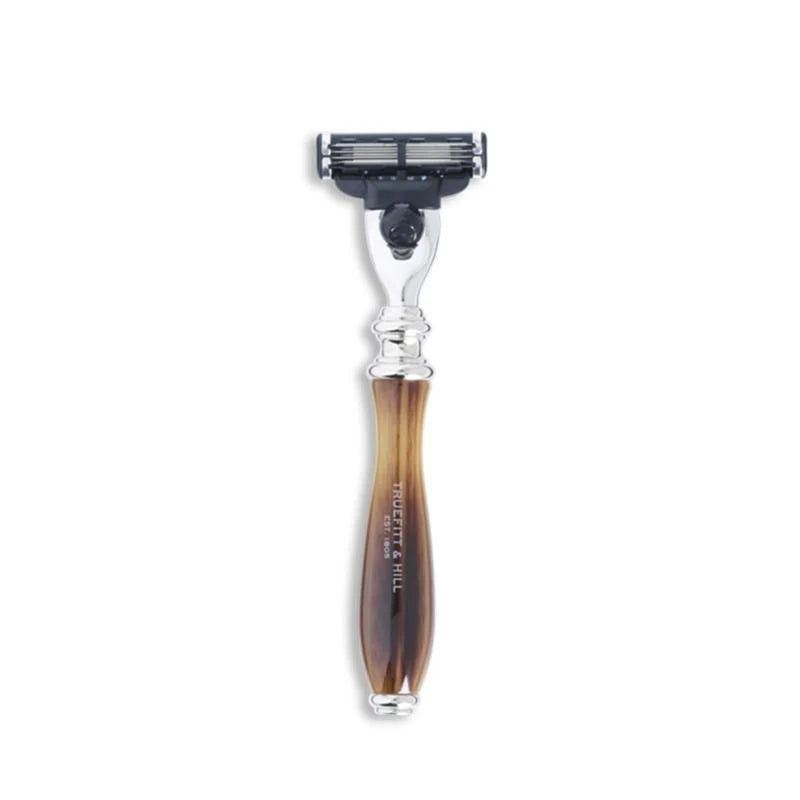 Truefitt & Hill Wellington Razor Mach III - Horn
