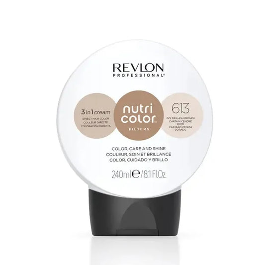 Revlon Professional Nutri Color Filter - 613 Golden Ash Brown 240ml