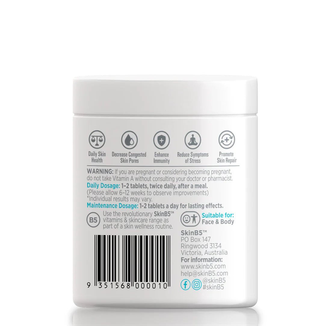 SkinB5 Extra Strength Acne Control Tablets x 60