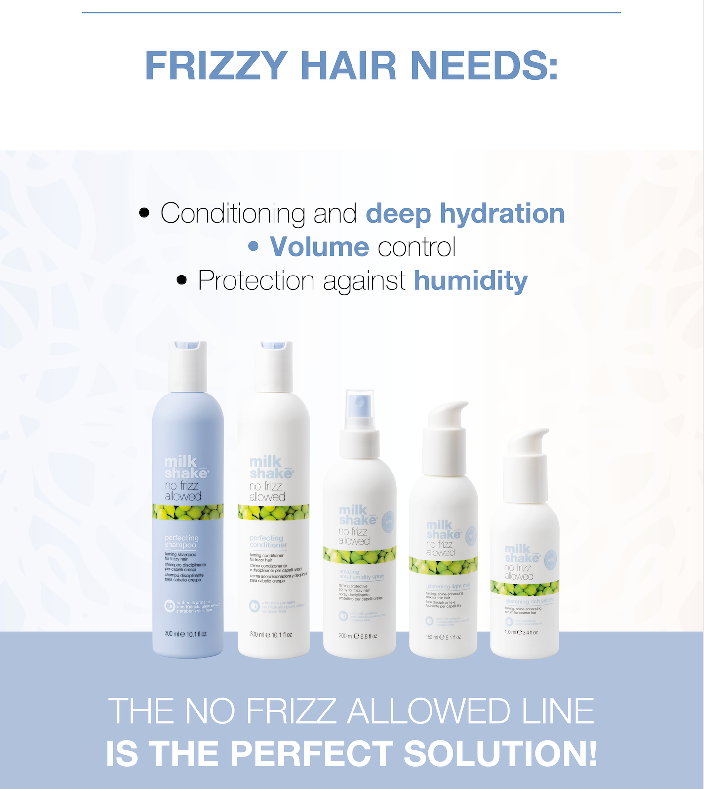 milk_shake No Frizz Allowed Perfecting Shampoo 300ml