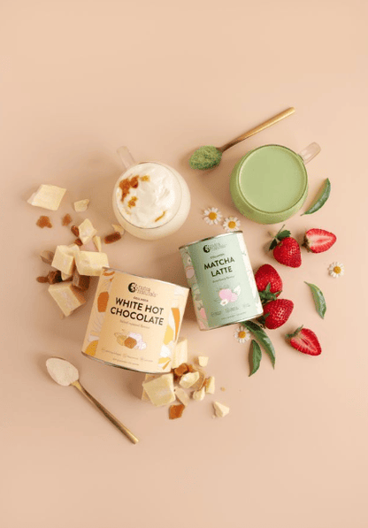 Nutra Naturals Collagen White Hot Choc - Salted Caramel 200g