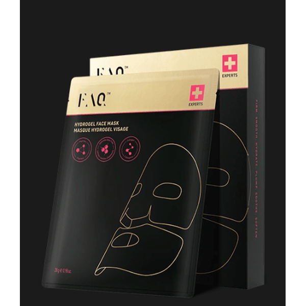 FOREO FOREO FAQ Glass Skin Collagen Hydrogel Face Mask 5 Pack Skin Care [Health and Beauty]
