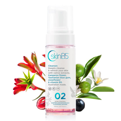 SkinB5 Acne Control Australian Botanical Cleansing Mousse 150ml