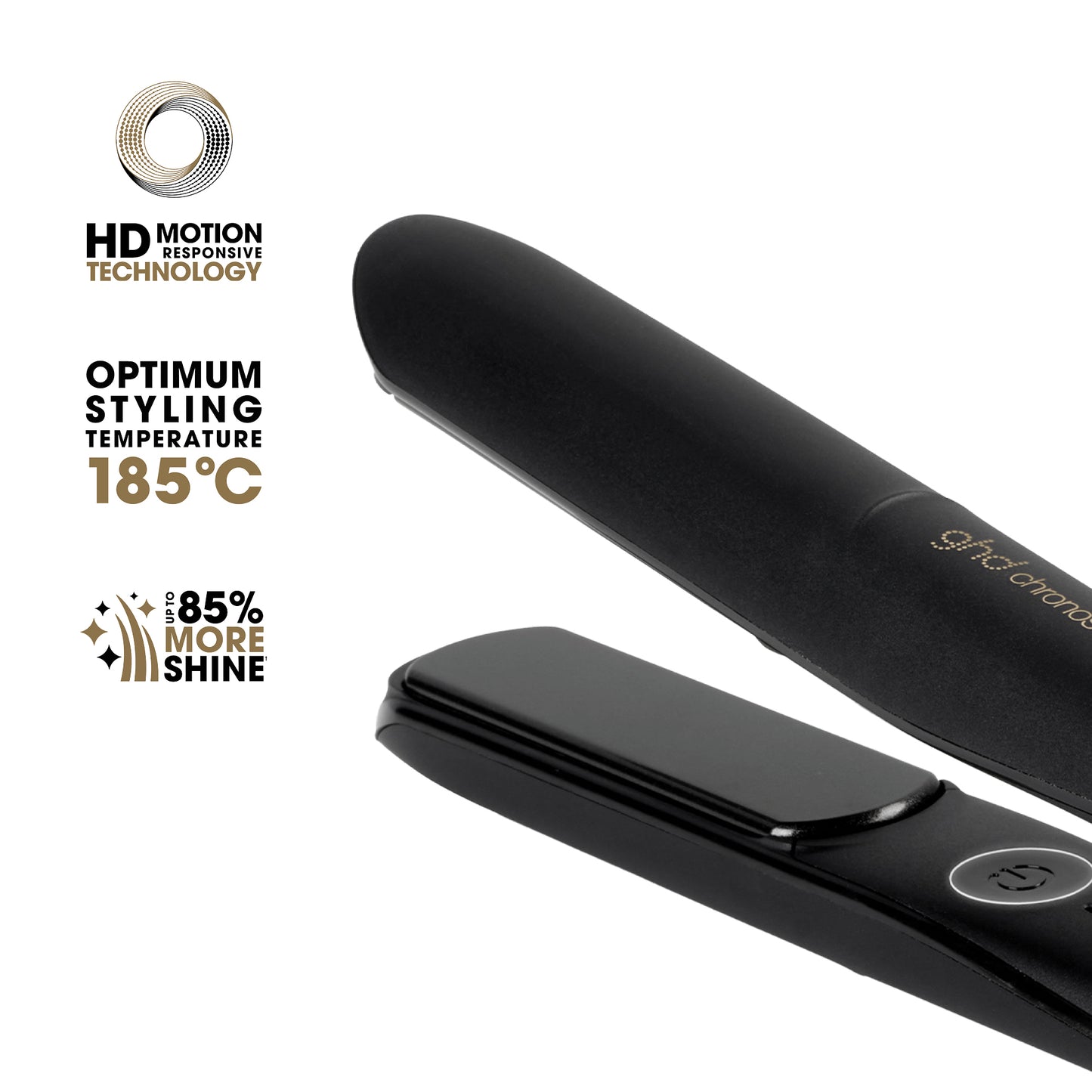 ghd Chronos Hair Straightener 26mm Plate - Black