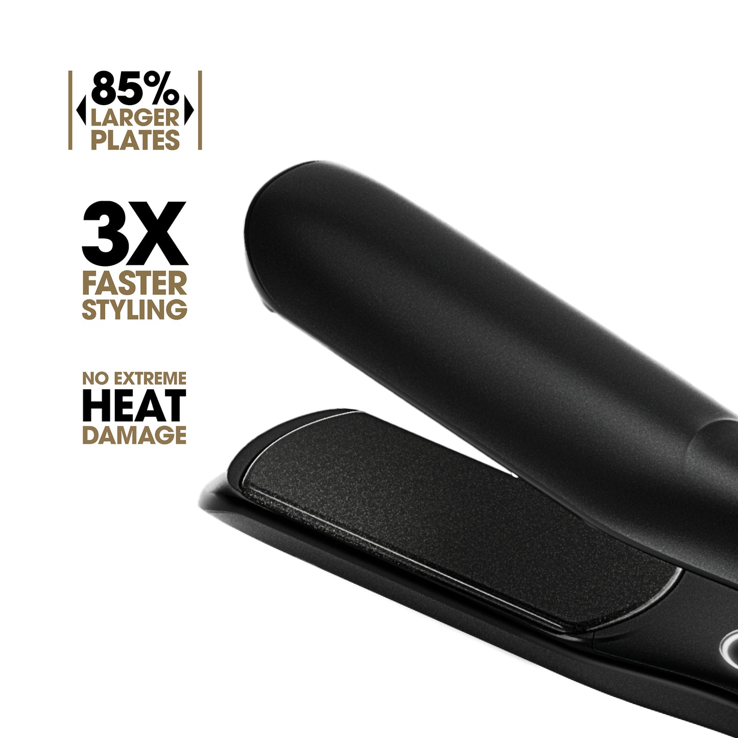 ghd Chronos Max Wide-Plate Hair Straightener 43mm - Black