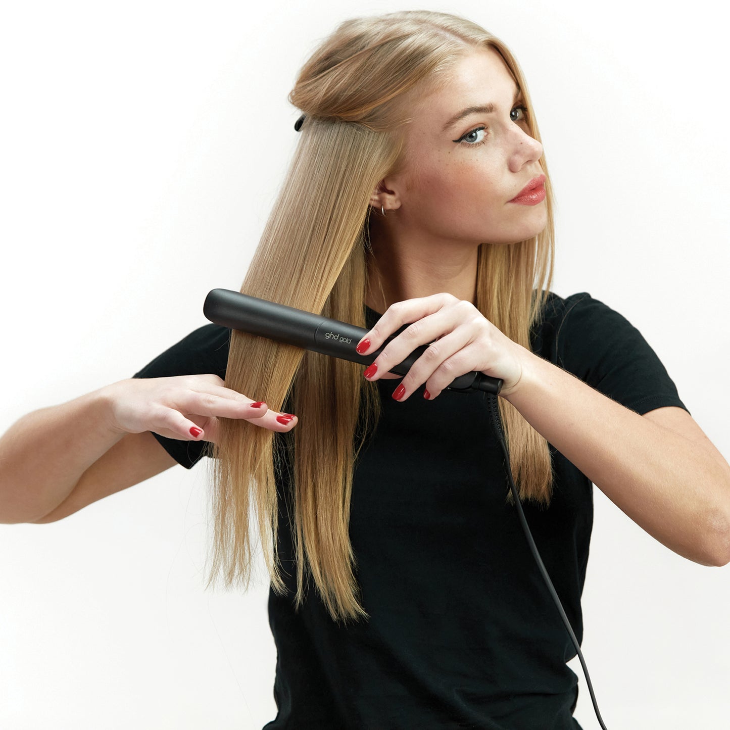 ghd Gold Hair Straightener 26mm Plate - Black