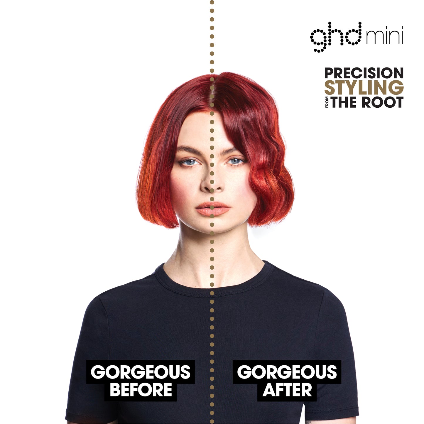 ghd Mini Slim-Plate Hair Straightener 15mm - Black