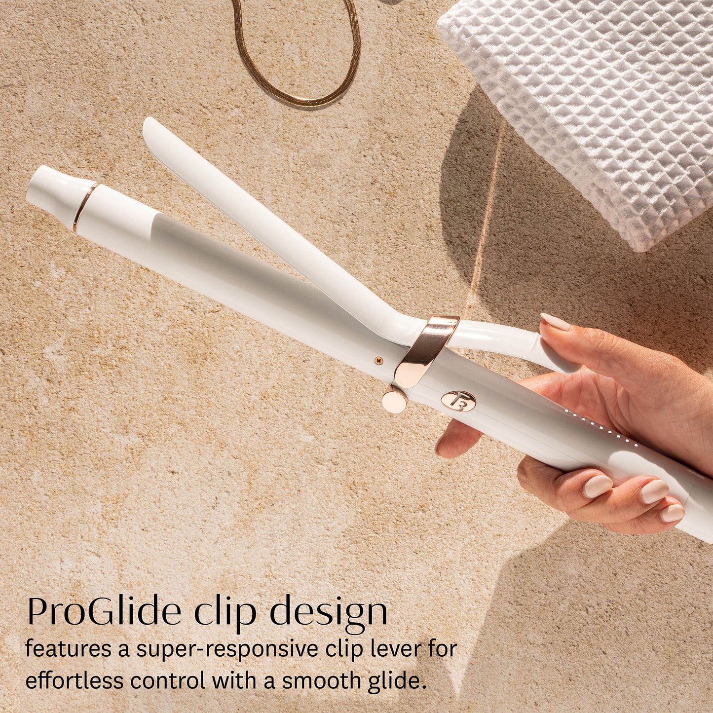 T3 SinglePass Curl X Ceramic Curling Iron 32mm