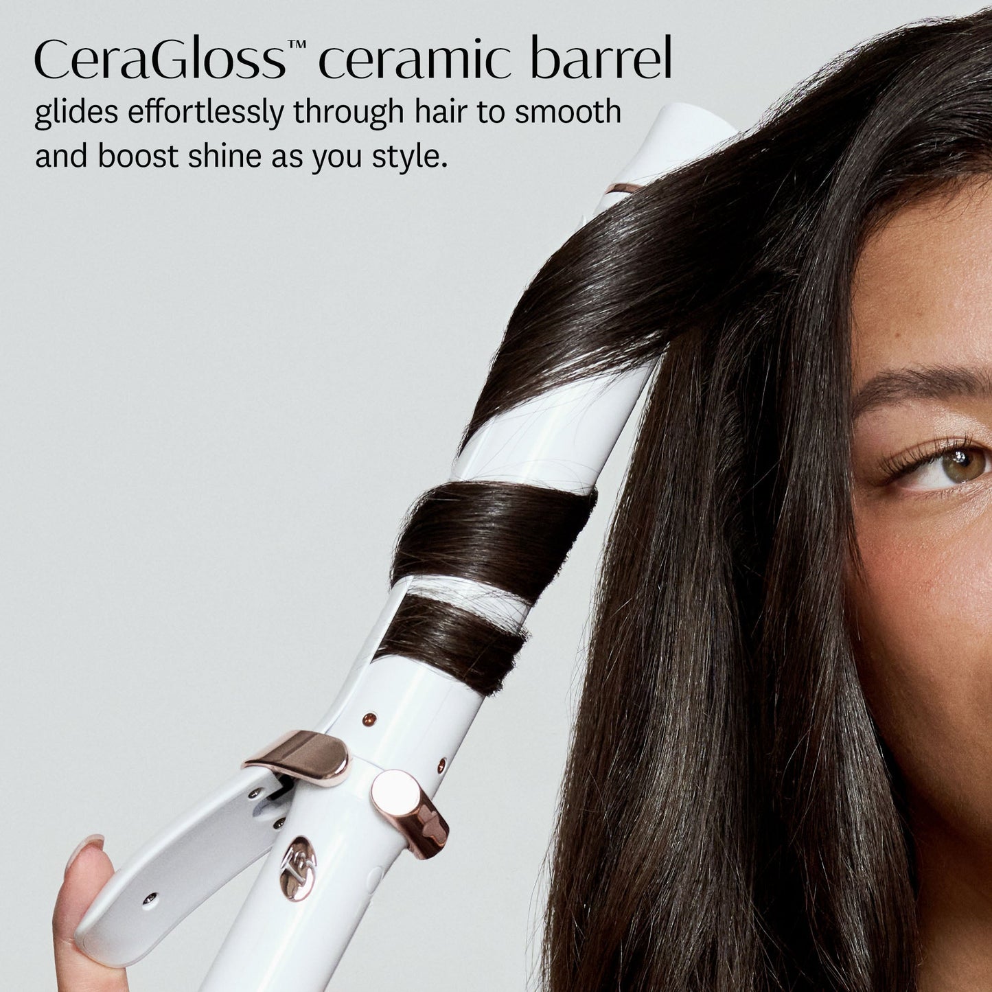 T3 SinglePass Curl X Ceramic Curling Iron 32mm