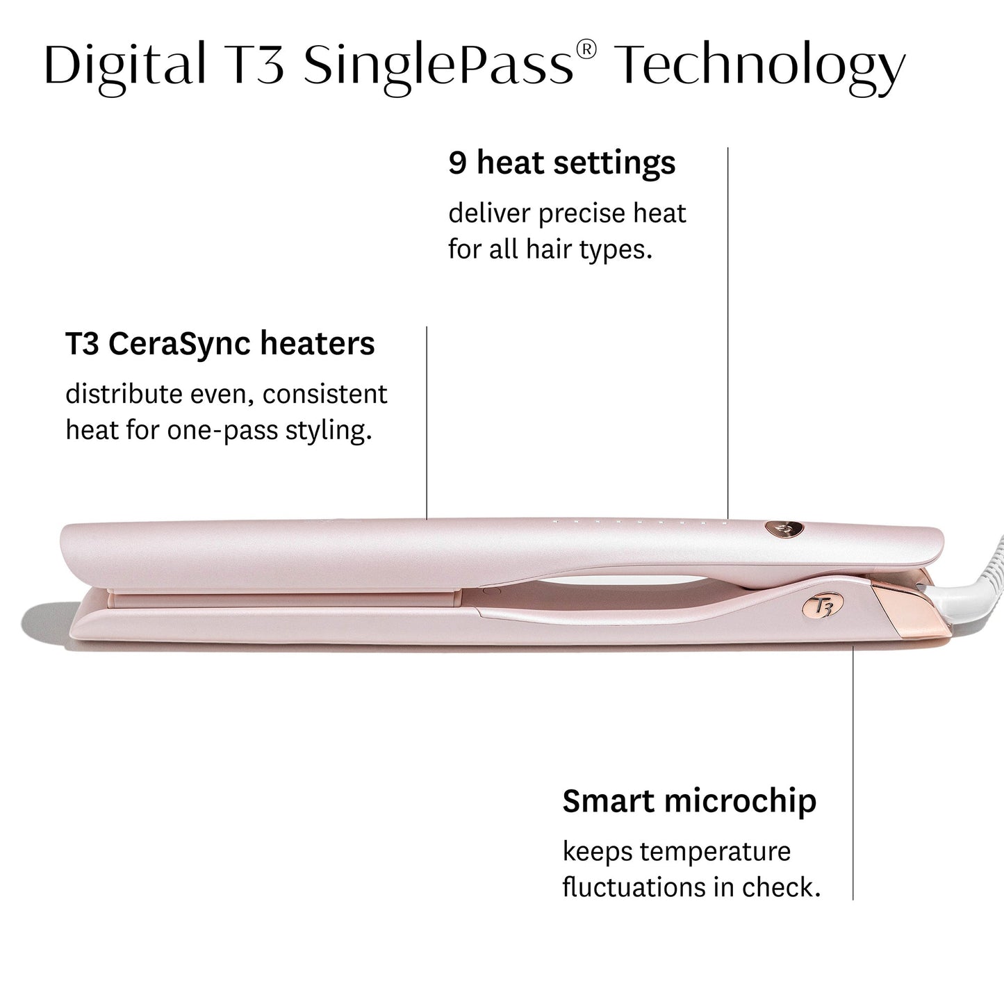 T3 SinglePass Smooth X Professional Flat Iron