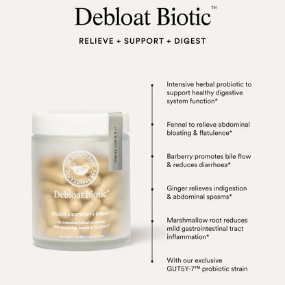 The Beauty Chef Debloat Biotic 60 Capsules