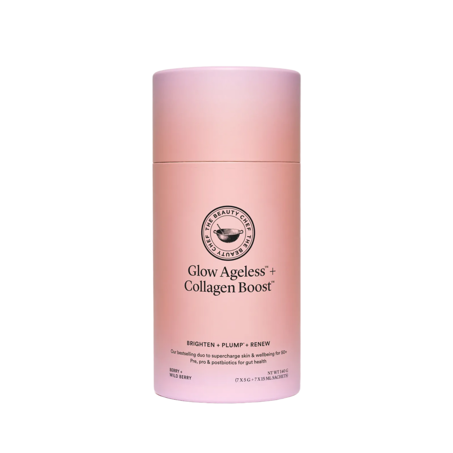 The Beauty Chef Glow Ageless + Collagen Boost Sachets 7 x 5 g + 7 x 15 mL