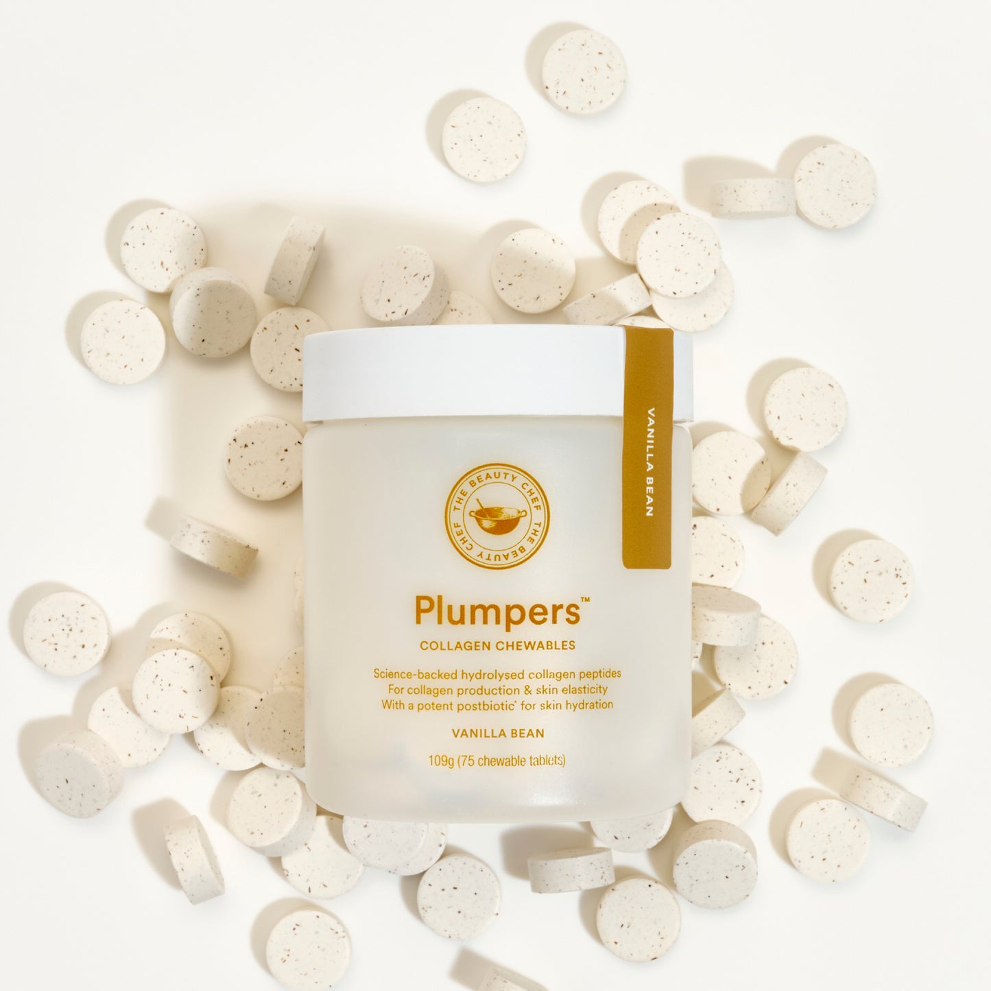 The Beauty Chef Plumpers Collagen Chewables Vanilla Bean