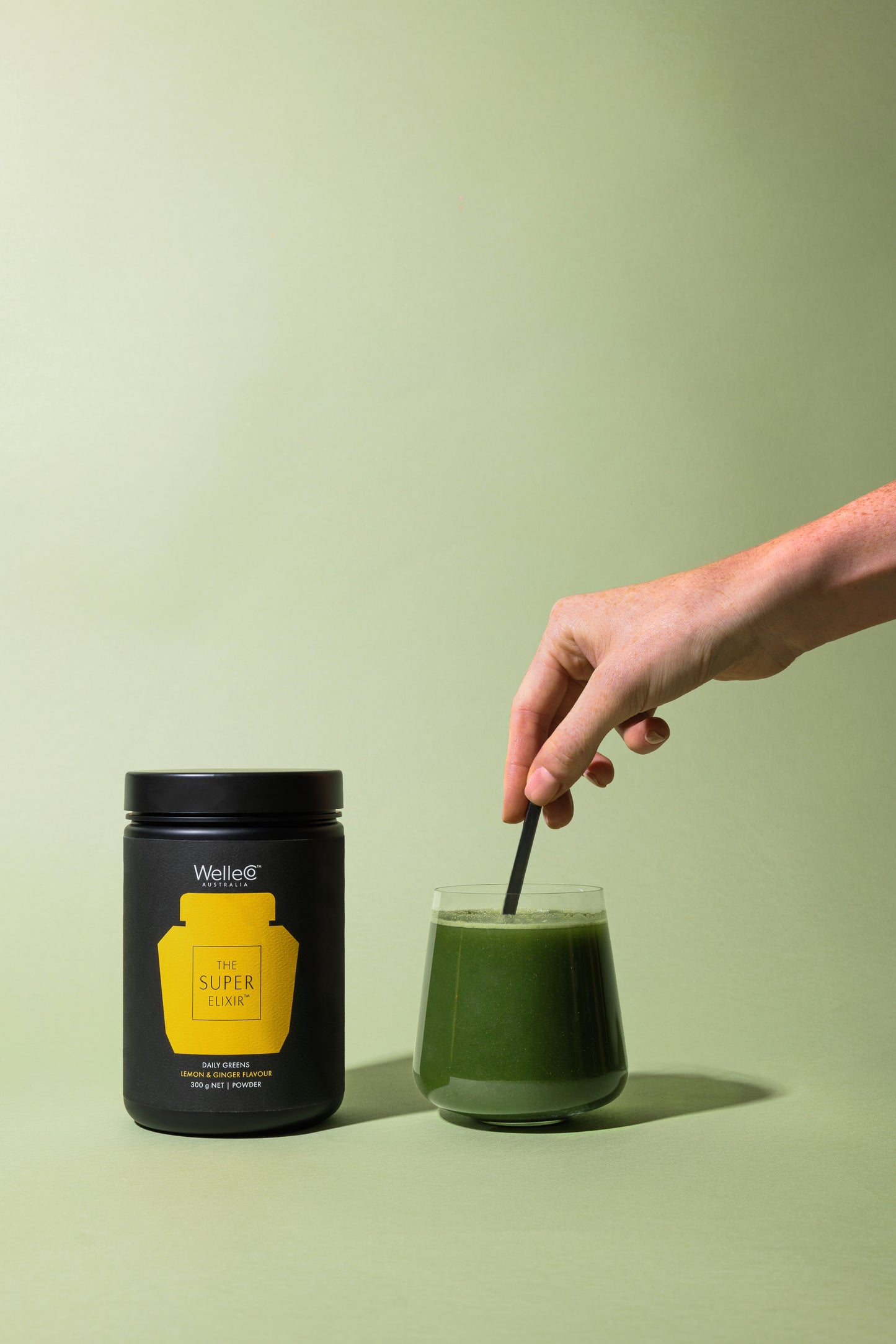WelleCo The Super Elixir Greens Jar 300g