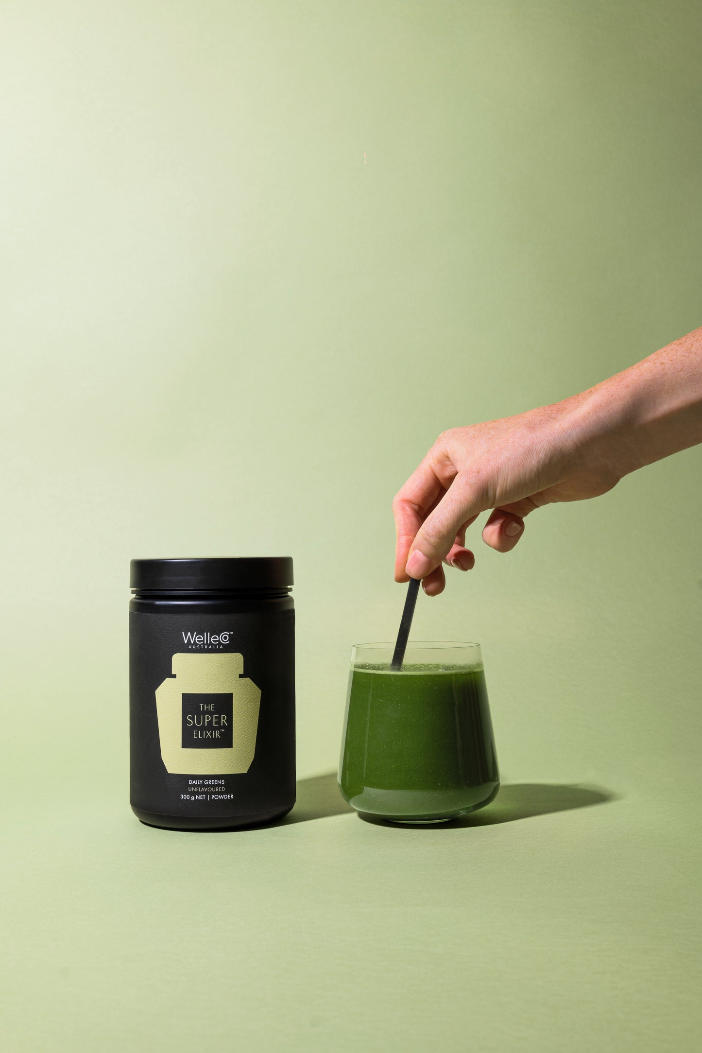 WelleCo The Super Elixir Greens Jar 300g