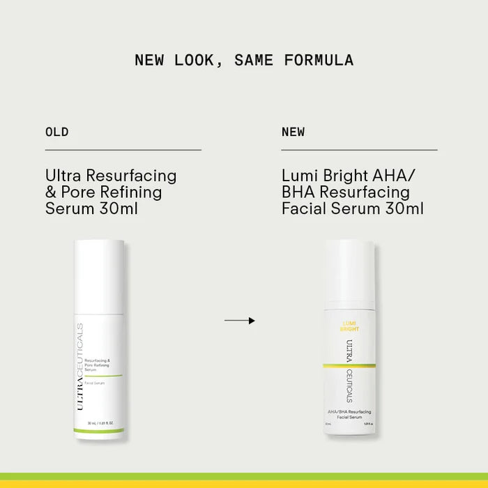 Ultraceuticals Lumi Bright AHA/BHA Resurfacing Facial Serum 30ml