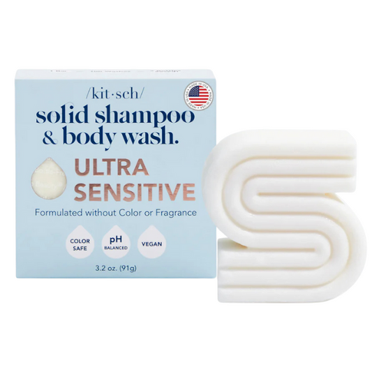 Kitsch Ultra Sensitive Solid Shampoo & Body Wash Bar 91g