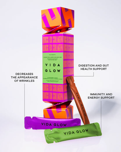 Vida Glow Liquid Collagen Holiday Mix Bon Bon