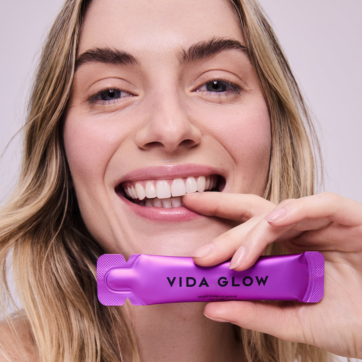 Vida Glow Liquid Collagen Skin Health Mixed Berry - 15 sachets
